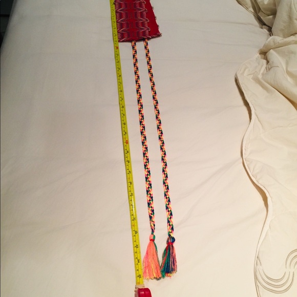 Hand cut multicolored Button Down dress / duster. - Picture 7 of 12